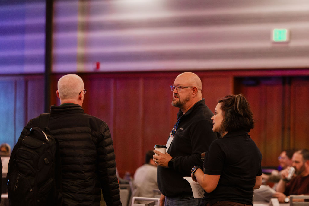 Attendees connecting between sessions at the ACCIS Spring 2026 Conference